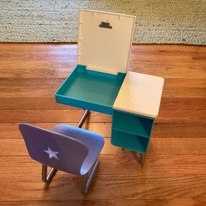 American Girl 18” Doll School Desk with Chair
